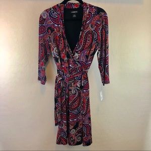 🆕 Liz Claiborne Wrap Style Dress with Belt